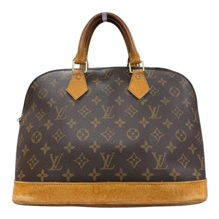 LOUIS VUITTON ルイヴィトン モノグラム ブラウン ゴールド金具 PVC ハンドバッグ S1-00226 【中古】