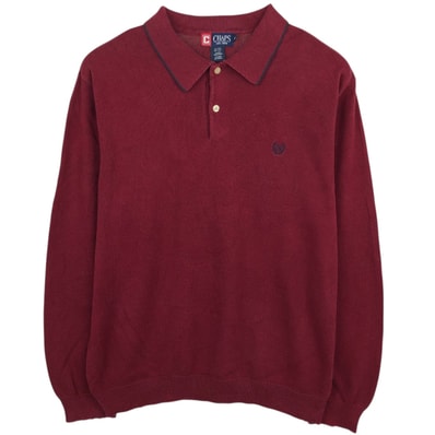 古着 ラルフローレン Ralph Lauren CHAPS チャップス ポロニットセーター メンズL相当/eaa627517