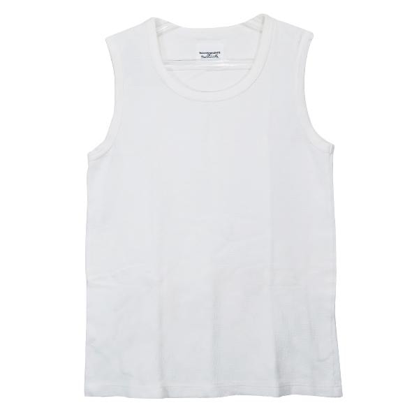 TAKAHIRO MIYASHITA The Soloist. タカヒロ ミヤシタ ザ ソロイスト. NO SLEEVE TEE sg.0027b ノースリーブ Tシャツ ホワイト タンクトップ カットソー サイズ46