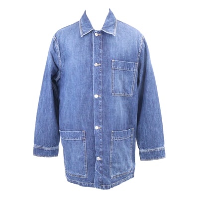 ボッテガヴェネタ 【美品/国内正規】774285 V2J80 イタリア製 コットン メタルボタン デニムカバーオール 48