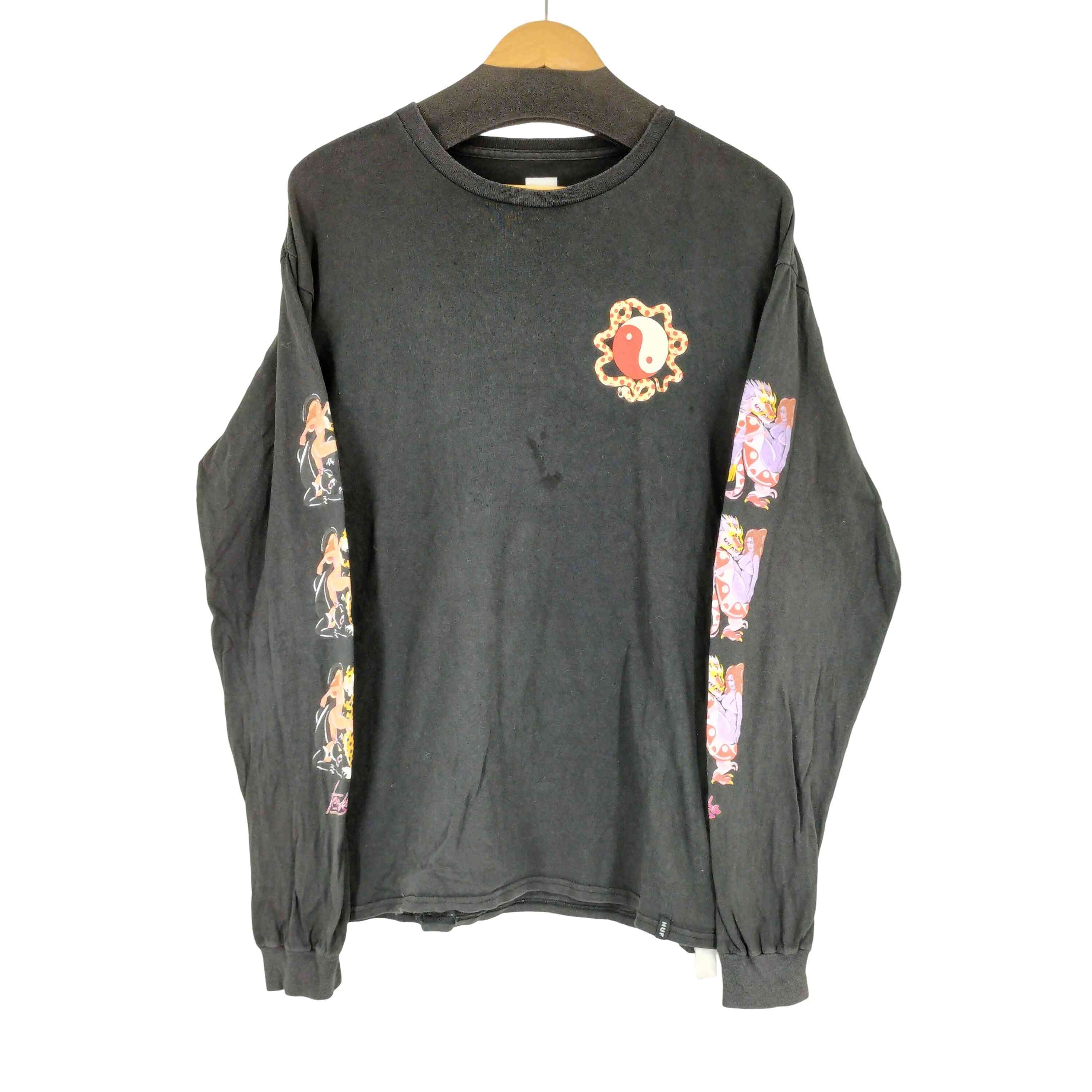 アームプリント L/S Tシャツ【1141743502921】