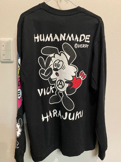 HUMAN MADE VICK LONG SLEEVE T-SHIRT "Black"