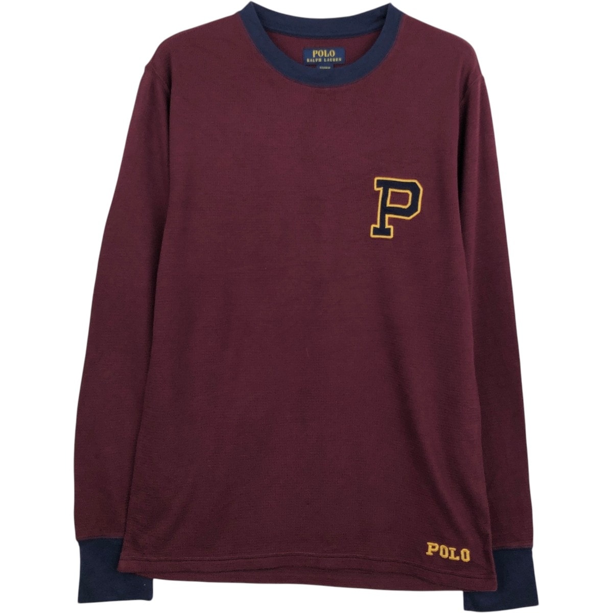 古着 ラルフローレン Ralph Lauren POLO RALPH LAUREN SLEEPWEAR サーマルロングTシャツ メンズM相当/eaa669410