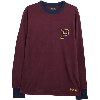 古着 ラルフローレン Ralph Lauren POLO RALPH LAUREN SLEEPWEAR サーマルロングTシャツ メンズM相当/eaa669410