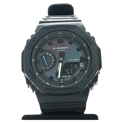 CASIO カシオ メンズ腕時計 クオーツ デジアナウォッチ G-SHOCK Rainbow Brick Wall series GA-2100RW