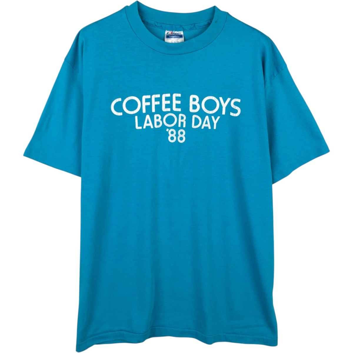 古着 80年代 ヘインズ Hanes Fifty-Fifty 青タグ プリントTシャツ USA製 メンズXL相当 ヴィンテージ/eaa639154