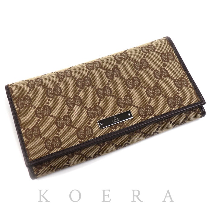 GUCCI グッチ GGキャンバス 長財布 ベージュ 244946 F40IR 9643 ユニセックス【中古】