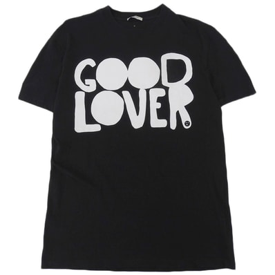 ヴァレンティノ GOOD ROVER プリントTシャツ トップス メンズ ブラック L UV0MG08U6Y3 L
