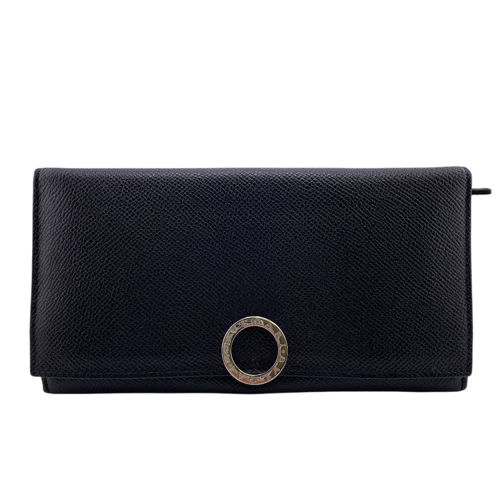 ブルガリ BVLGARI 長財布 ブルガリブルガリ 二つ折り財布 ブラック