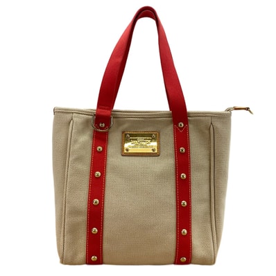 ヴィトン LV アンティグアキャンバス カバ MM トートバッグ【中古】