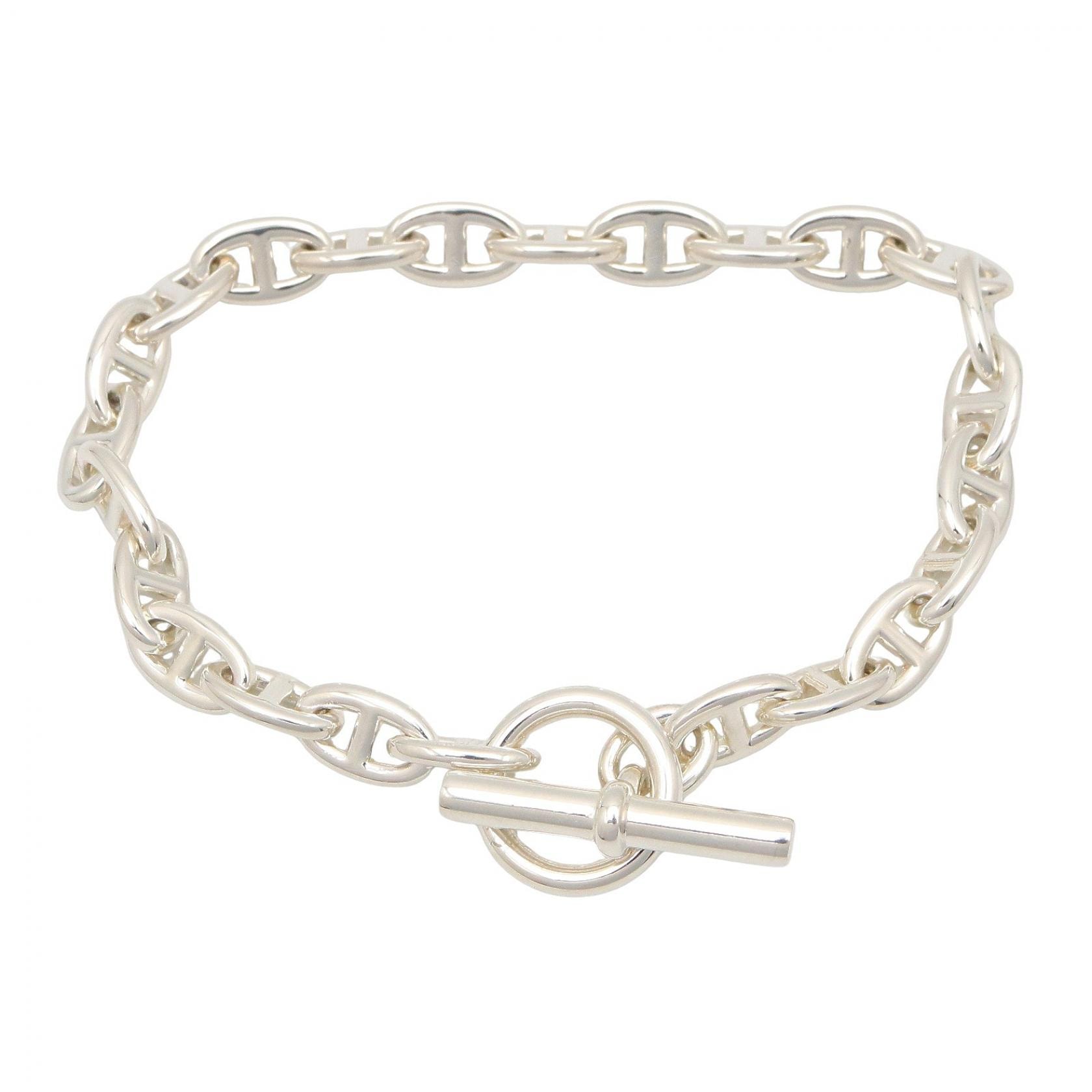 エルメス HERMES シェーヌダンクル TPM 24コマ ブレスレット ブレスレット アクセサリー シルバー925 メンズ レディース シルバー系 【中古】