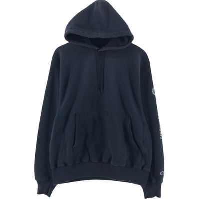 古着 チャンピオン Champion PREMIUM REVERSE WEAVE プレミアムリバースウィーブ カレッジ スウェットプルオーバーパーカー メンズM相当/eaa526792