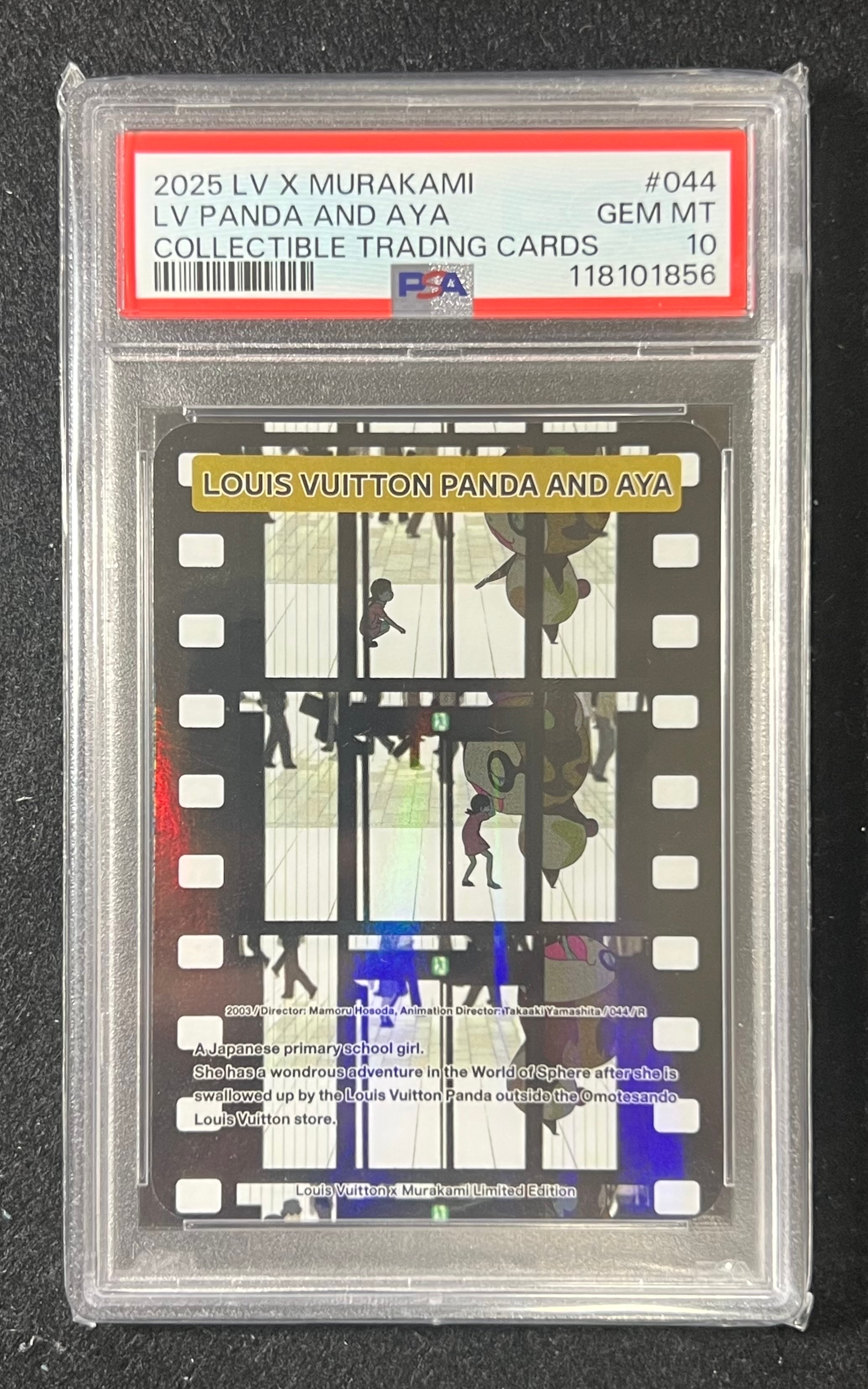 PSA10 ルイ・ヴィトン パンダ トレーディングカード AYA レア PSA10】ルイヴィトンパンダとアヤ C [2003 / 009](ルイヴィトン
