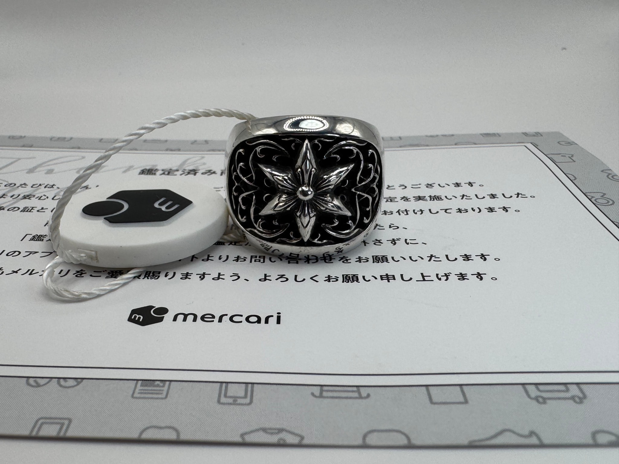Chrome Hearts CLSSC OVAL STAR "Silver"