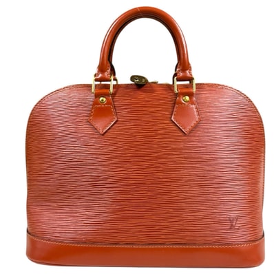ルイヴィトン アルマ エピ ハンドバッグ エピレザー M52143 ブラウン レディース LOUIS VUITTON 中古