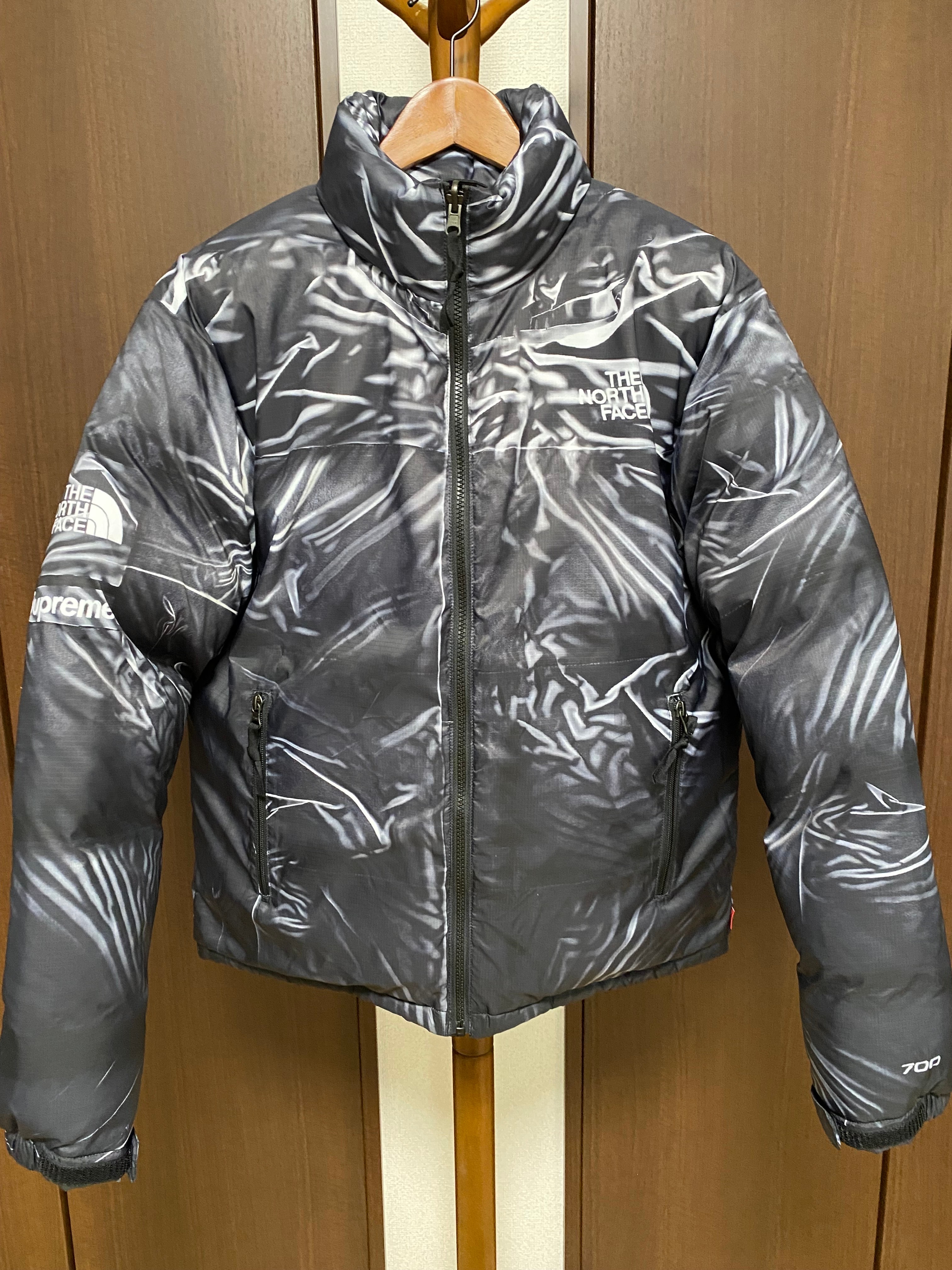 Supreme x The North Face Trompe Loeil Printed Nuptse Jacket "Black"