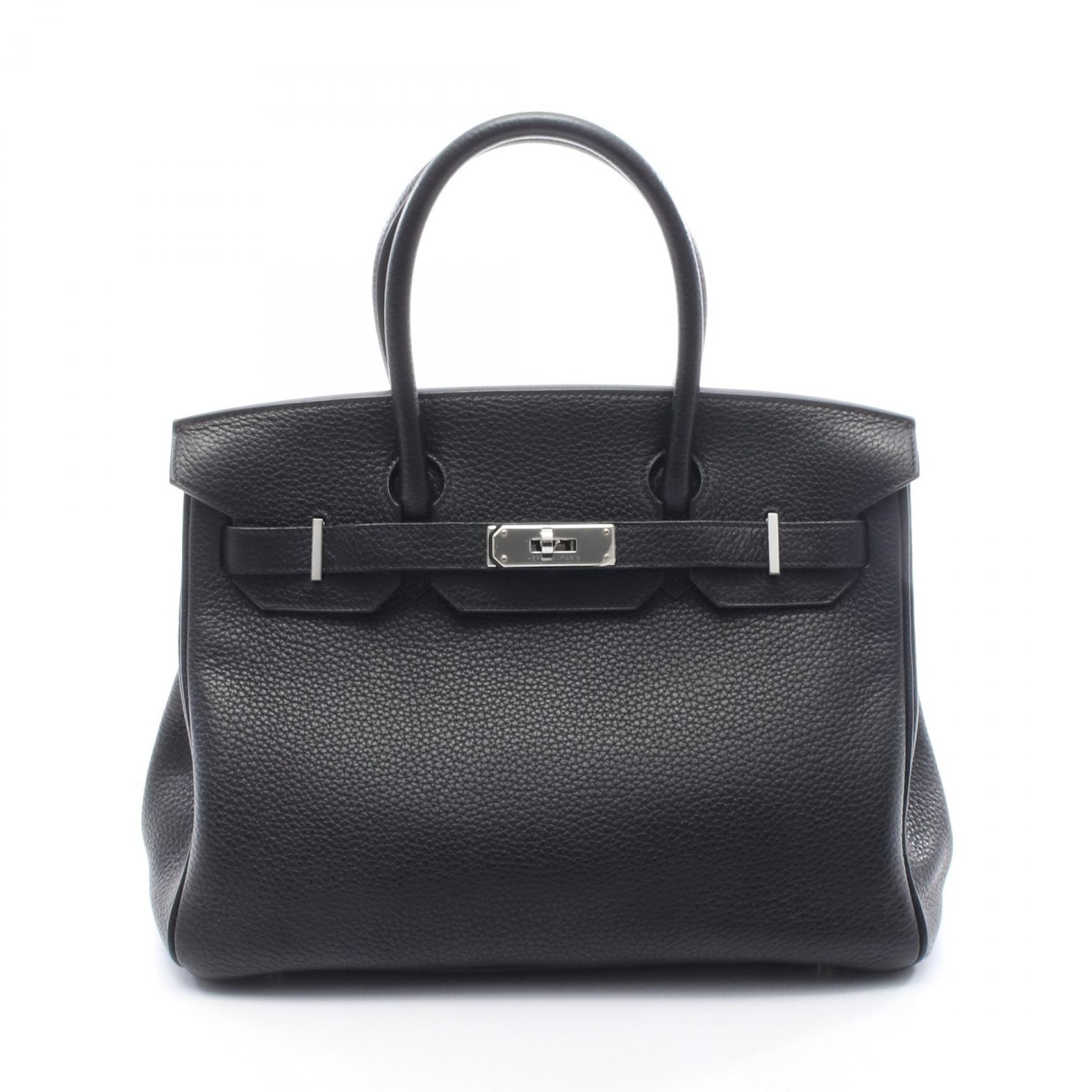 エルメス HERMES バーキン30 ハンドバッグ バッグ レザー トゴ トゴ ブラック(エルメス) T刻印(2015年製造) レディース ブラック系 【中古】