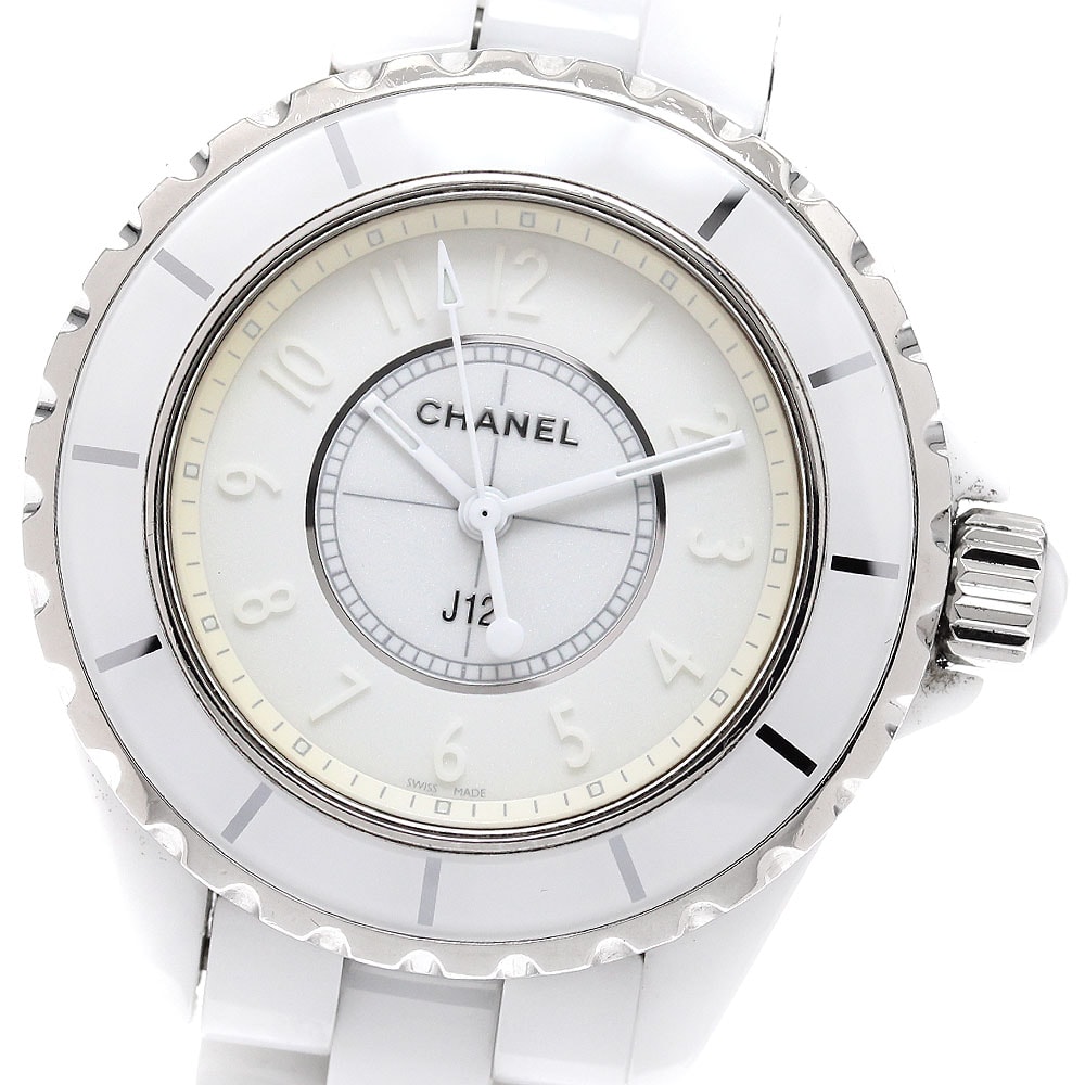 シャネル J12 ホワイトファントム H3442 レディース 【中古】
