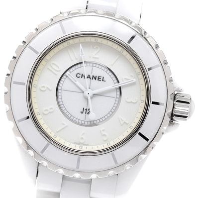 シャネル J12 ホワイトファントム H3442 レディース 【中古】