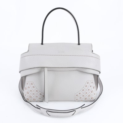 ■美品 トッズウェーブ ショルダーバッグ レザー
