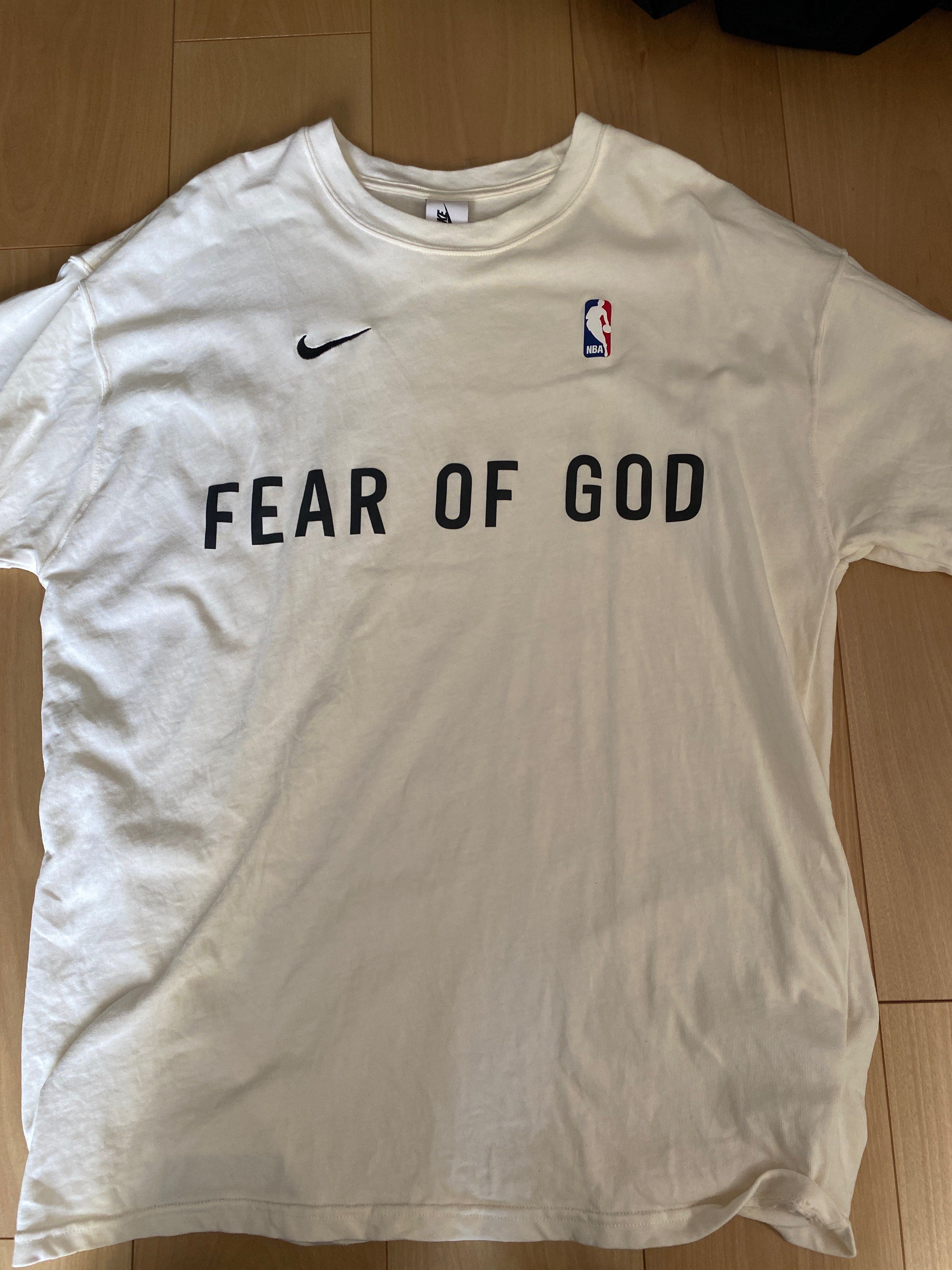 FEAR OF GOD / Nike Warm Up T-Shirt "Sail"