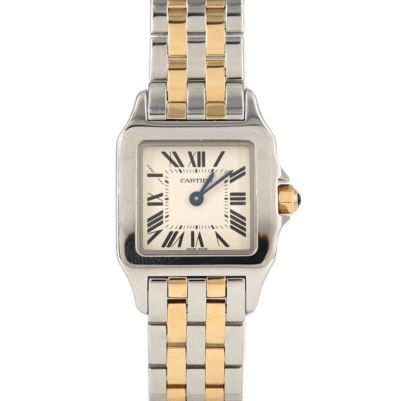 カルティエ サントスドゥモワゼルSM コンビ W25066Z6 SSxYG クォーツ