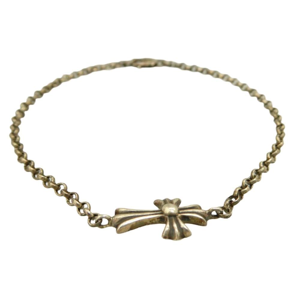 CHROME HEARTS クロムハーツ(原本無) CHAIN BABY FAT ベイビーファット チェーン ブレス シルバー系【中古】