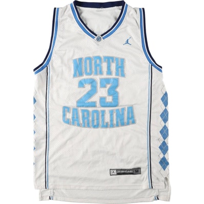 古着 00年代 ナイキ NIKE TEAM SPORTS NORTH CAROLINA ノースカロライナ大学 Vネック ゲームシャツ ベースボールシャツ メンズM相当/eaa667578