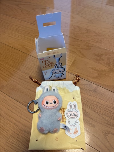 POP MART THE MONSTERS (LABUBU) Pin for Love Series-Vinyl Plush Pendant (A-M) C