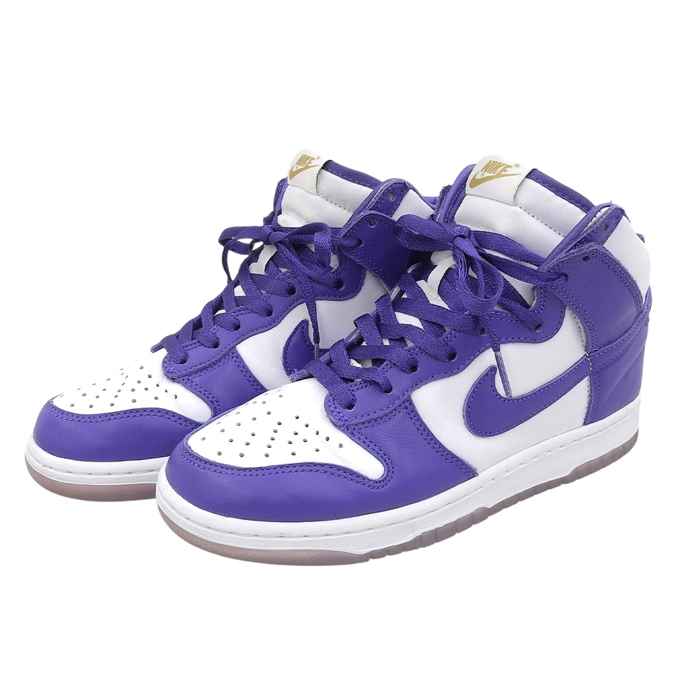 ナイキ ダンク ハイ スペシャル スニーカー シューズ メンズ ホワイト×パープル 25.5cm DC5382-100 8.5(US)