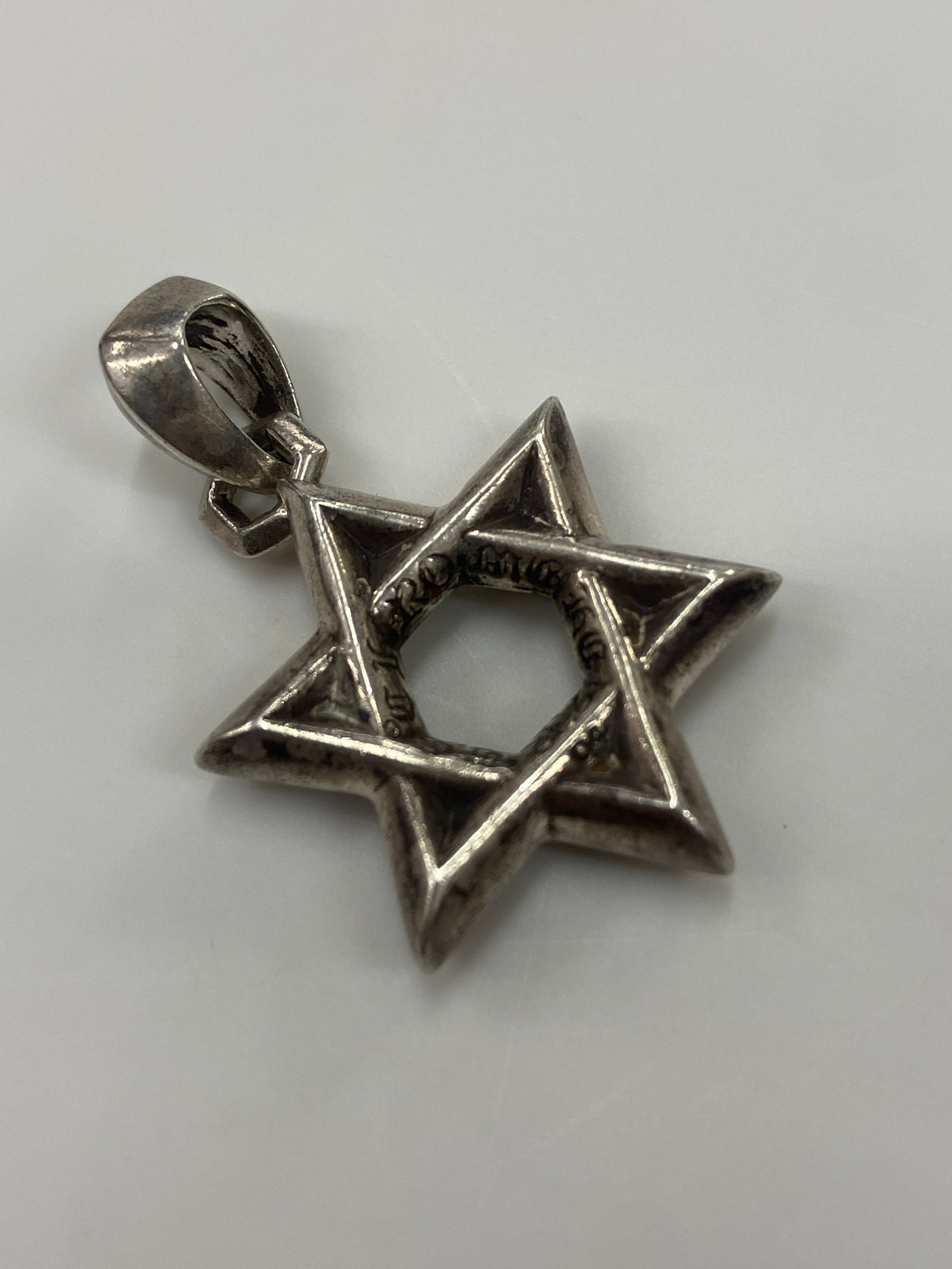 Chrome Hearts Small Star of David Pendant "Silver"