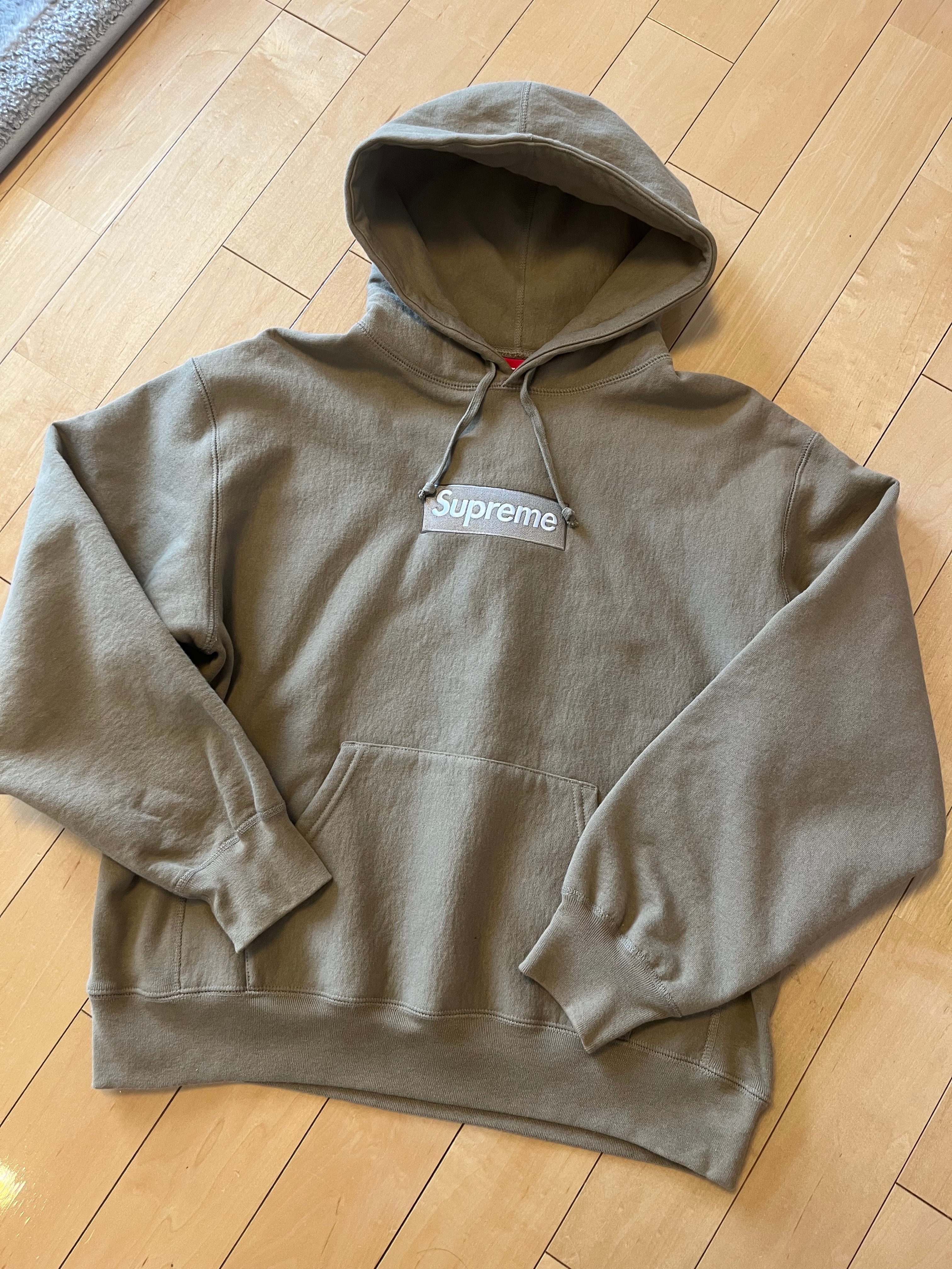 Supreme Box Logo Hooded Sweatshirt "Dark Sand" (23FW)