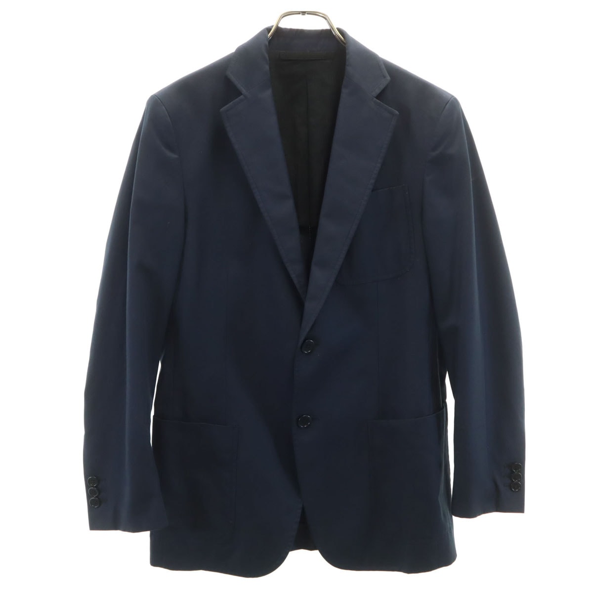 PRADA プラダ ハンガリー製 テーラードジャケット 46 ネイビー