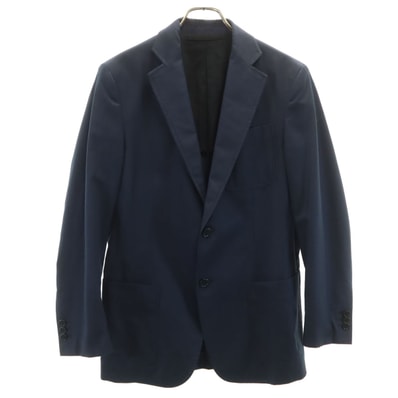 PRADA プラダ ハンガリー製 テーラードジャケット 46 ネイビー
