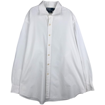 古着 ラルフローレン Ralph Lauren POLO by Ralph Lauren REGENT COSTOM FIT 長袖 コットンシャツ メンズXXL相当/eaa610123