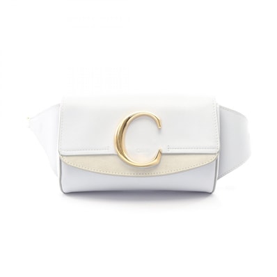 クロエ Chloe クロエC ウエストバッグ ボディバッグ バッグ レザー スウェード レディース ブルー系 【中古】