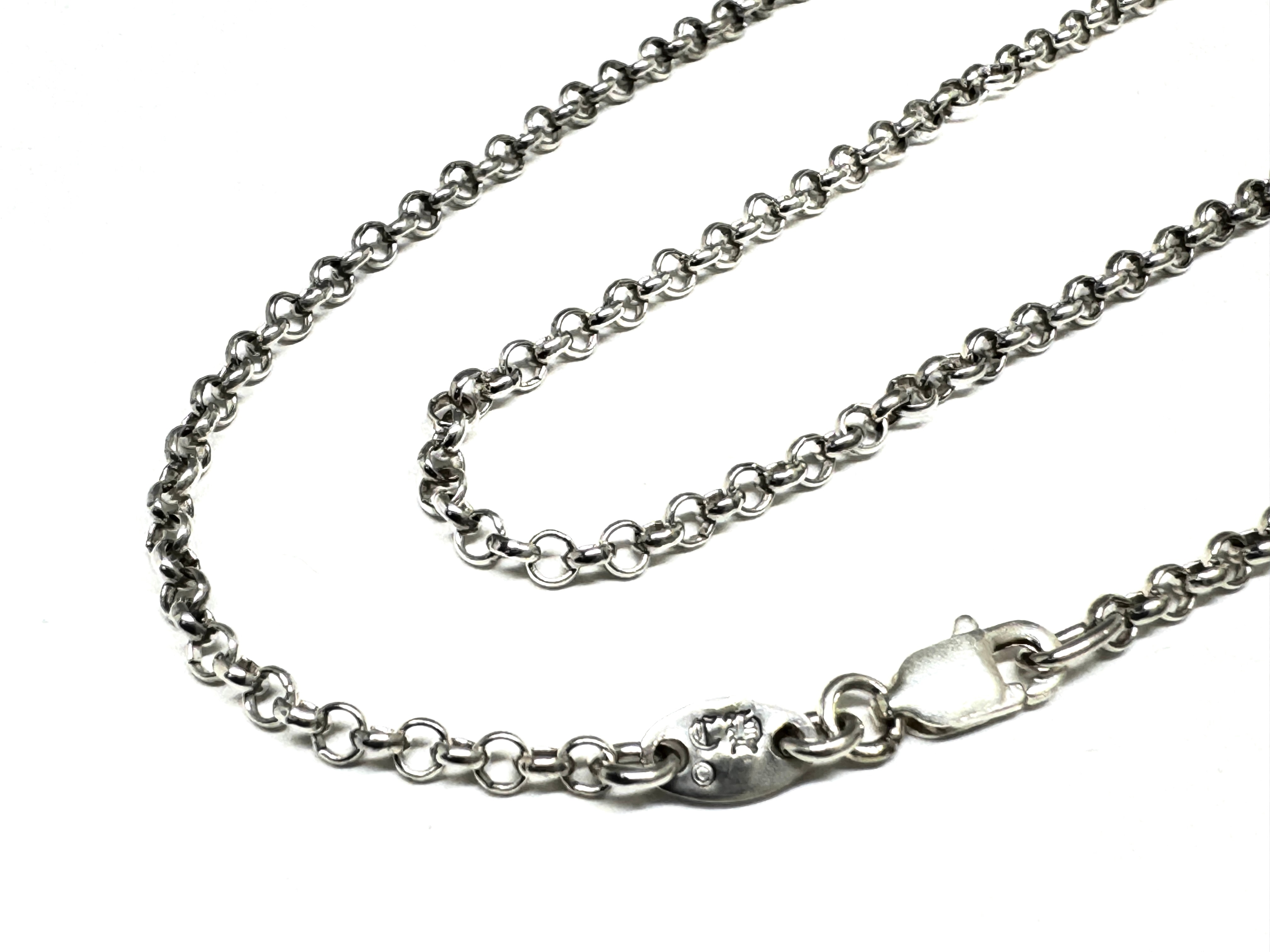 Chrome Hearts Roll Chain Necklace "Silver"