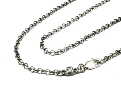 Chrome Hearts Roll Chain Necklace "Silver"