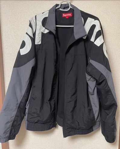 Supreme Shoulder Logo Track Jacket "Black"