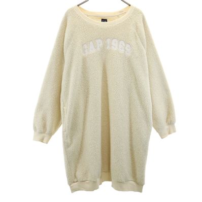 GAP ギャップ 長袖 ボア ワンピース XL