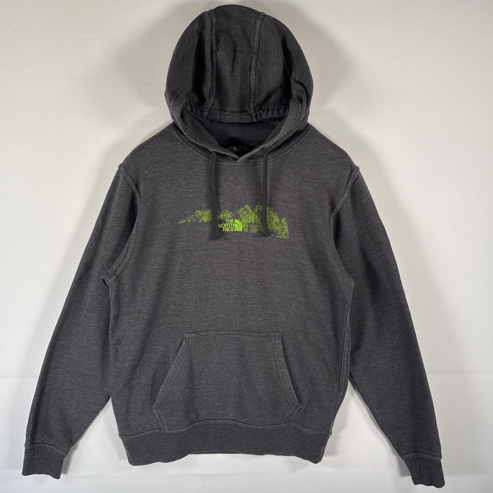 古着 ザ・ノースフェイス THE NORTH FACE パーカー スウェット ロゴプリント プルオーバー  アウトドア S  グレー メンズ