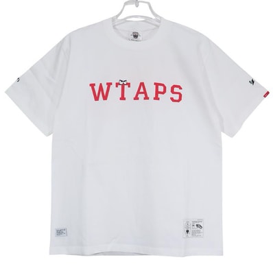 WTAPS ダブルタップス x VANS SYNDICATE TEE バンズ シンジケート Tシャツ ホワイト レッド ショートスリーブ 半袖 サイズM