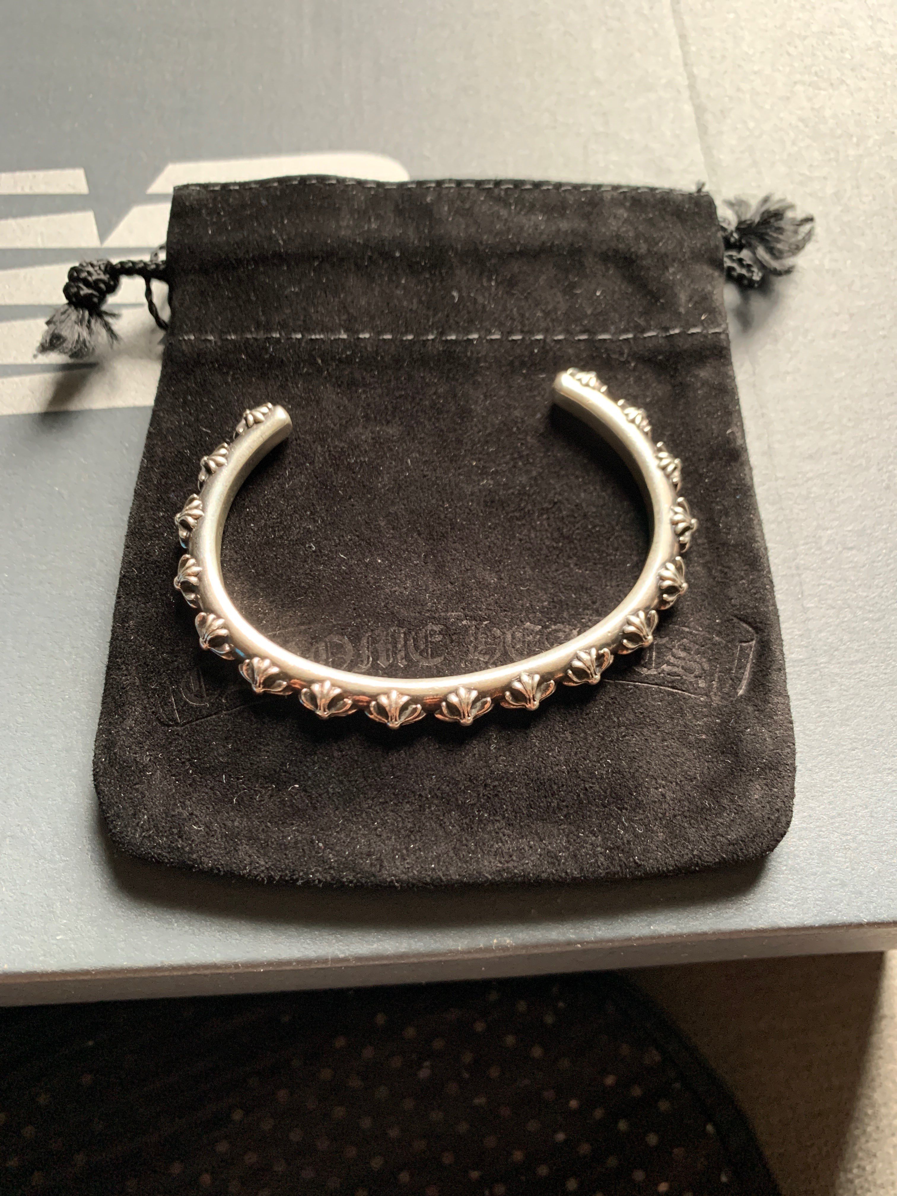 Chrome Hearts Cross Band Bangle "Silver"