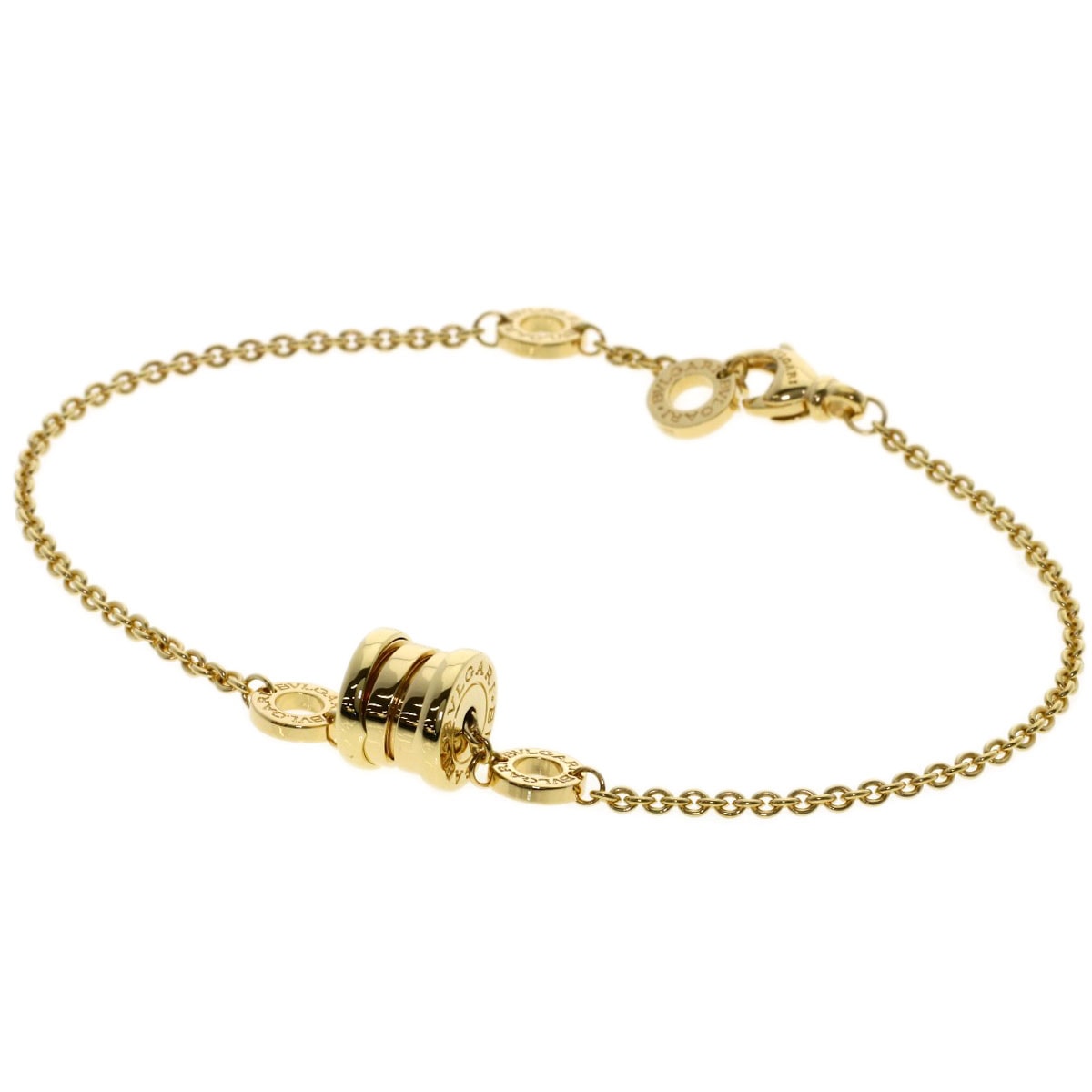 BVLGARI ブルガリ B-zero1 ビーゼロワン エレメント ブレスレット K18YG レディース [中古]