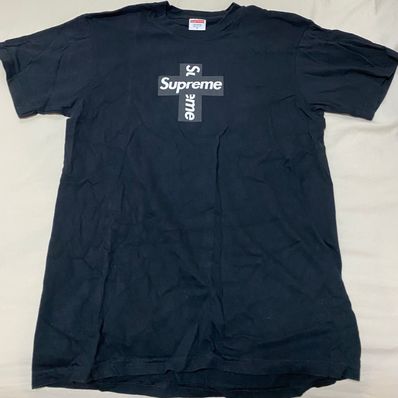 Supreme Cross Box Logo Tee "Black"