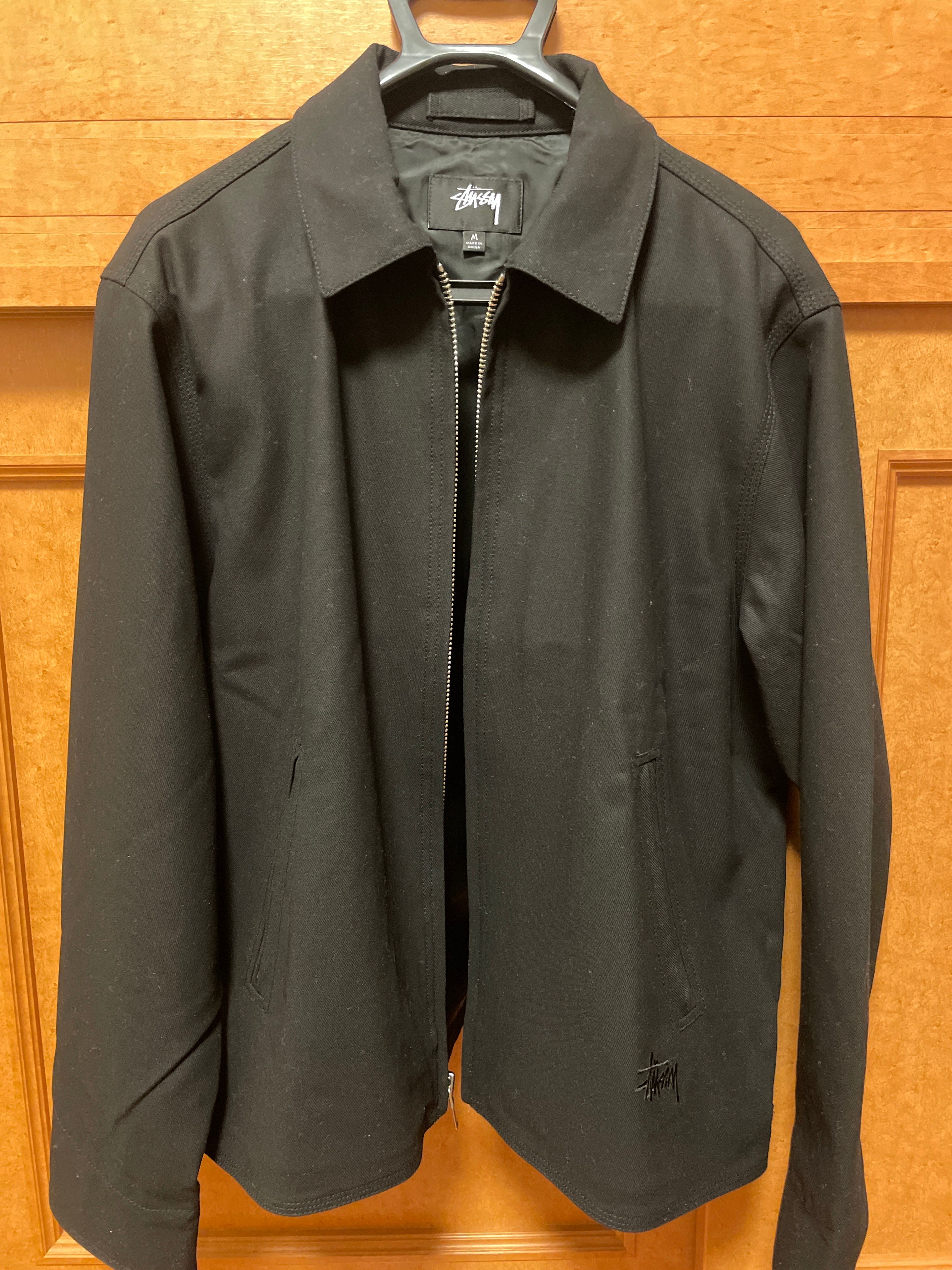 Stussy Garage Jacket Gabardine "Black"