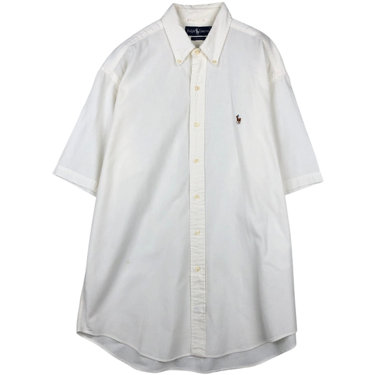 古着 ラルフローレン Ralph Lauren 半袖 ボタンダウンシャツ メンズL相当/eaa641627