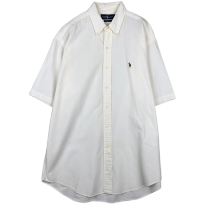 古着 ラルフローレン Ralph Lauren 半袖 ボタンダウンシャツ メンズL相当/eaa641627