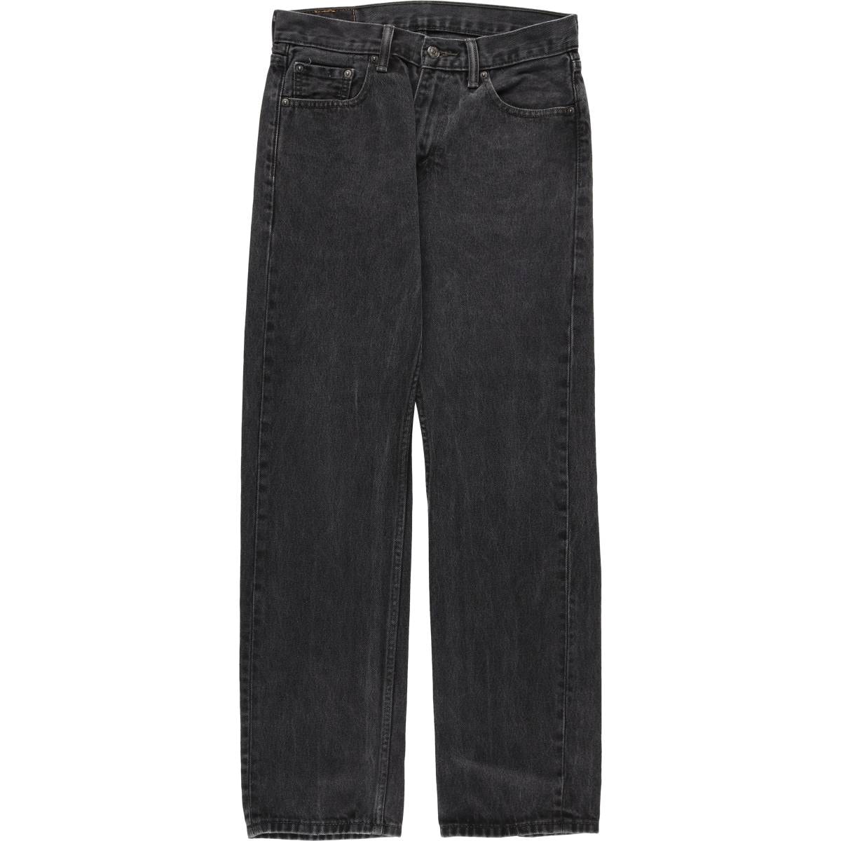 古着 リーバイス Levi's 505 ブラックデニム テーパードデニムパンツ メンズw30相当/eaa482458