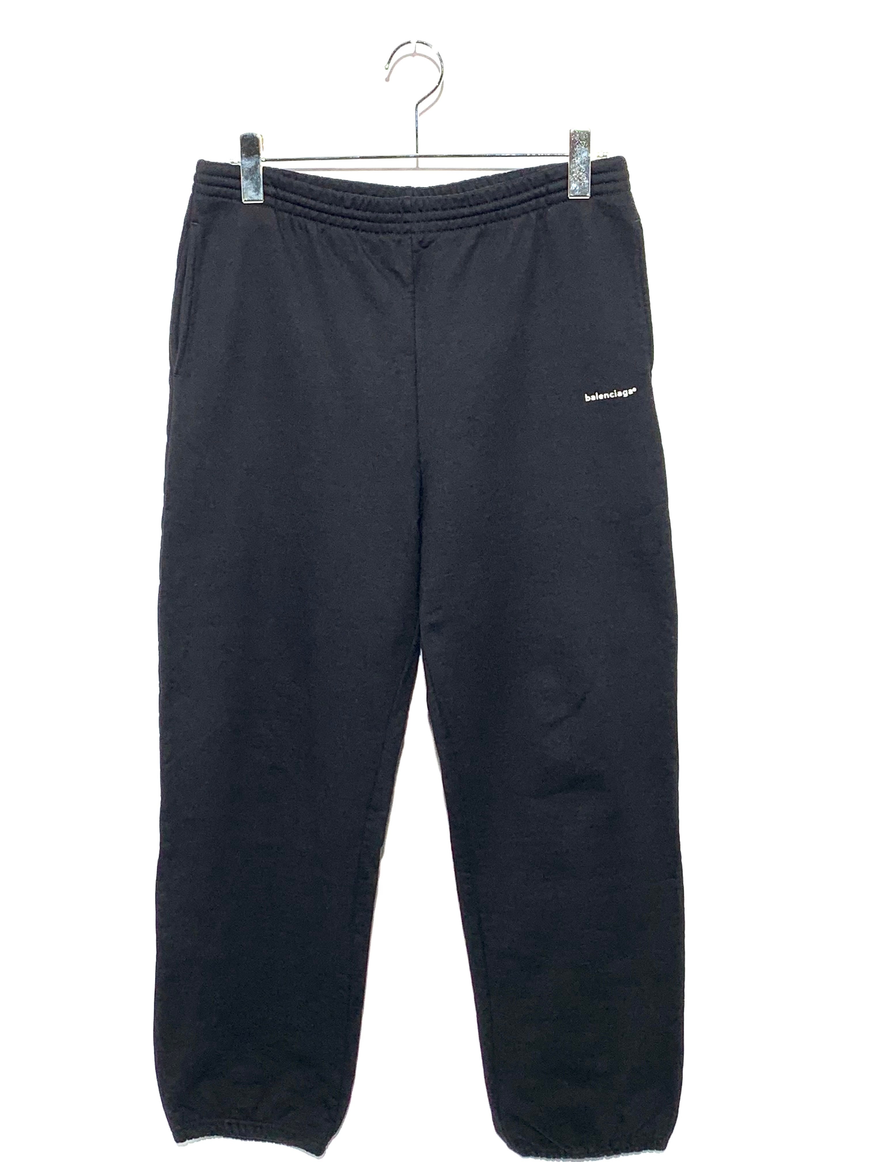 Balenciaga Mini Logo Sweat Long Pants Black